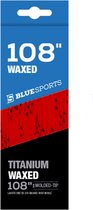 Blue Sports - waxed veters 108inch - 274cm rood voor ijshockeyschaats