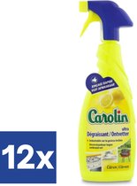Carolin Dégraissant Citroen Spray (Pack économique) - 12 x 650 ml