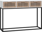 vidaXL-Wandtafel-105x30x75-cm-bewerkt-hout-en-ijzer-wit