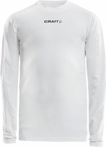 Craft Pro Control Compression Long Sleeve Jr 1906860 - White - 146/152