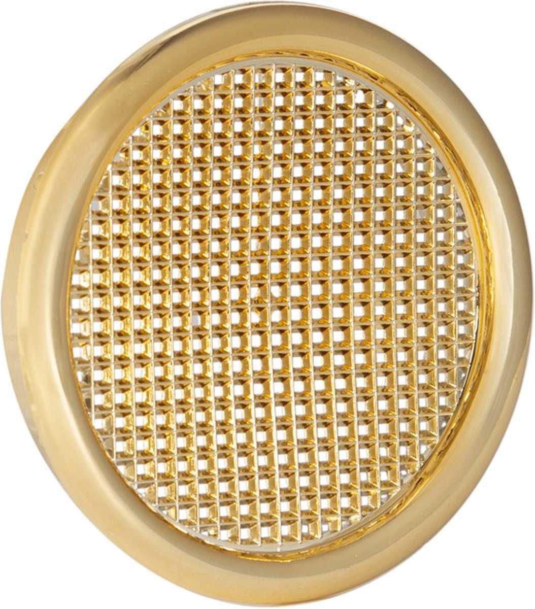 Nedco BV Ventilatierooster ø 45mm met kraag PS, kunststof messing
