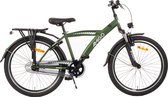 AMIGO Roady Vélo Enfant - Vélo Garçon 24 pouces - Convient de 8 à 12 ans - Avec Frein à Rétropédalage - Vert