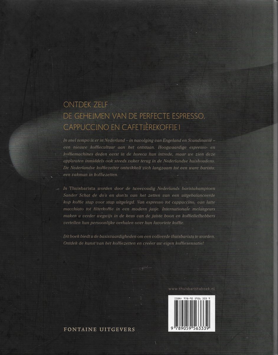 Thuisbarista - back cover