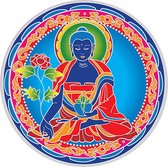 Raamsticker Medicijn Boeddha Mandala