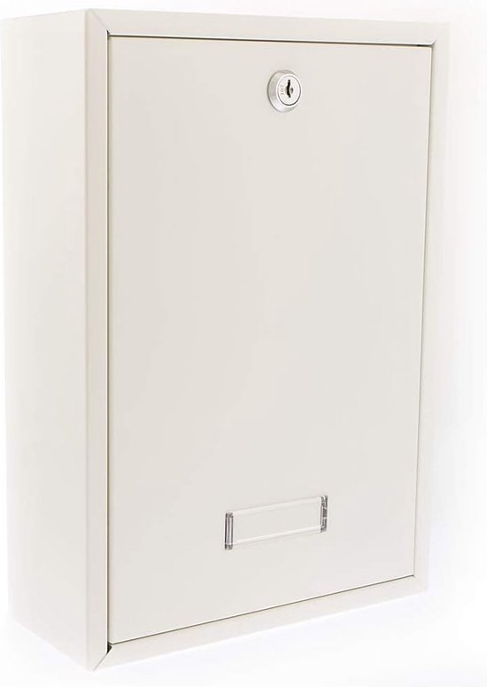 Boîte Aux Lettres Murale En Métal Antirouille 8 X 3 X 13 Pouces - Design Décoratif Pour Extérieur