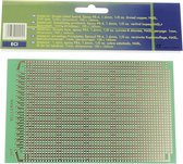 Velleman Eurocard, 100 x 160 mm, IC-patroon, enkelzijdig, eurodin DIN41612 en DIN41617, epoxy FR-4, groen