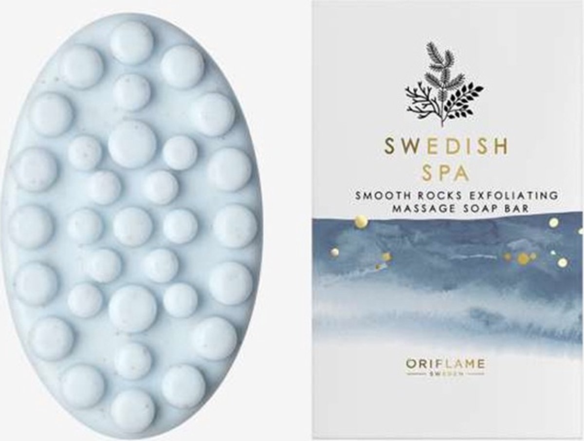 SWEDISH SPA Smooth Rocks Exfoliating Massage Soap Bar