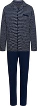 Pastunette Heren Pyjamaset Graphic - Blauw - Katoen/Modal - Maat M