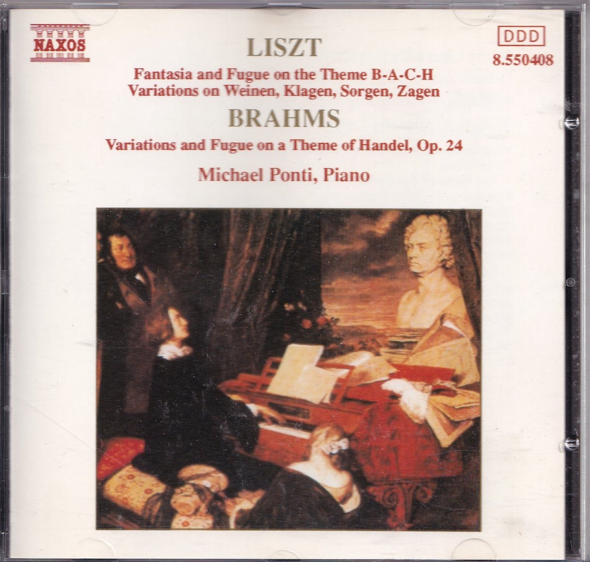 Fantasia and Fugue, Handel Variations - Franz Liszt, Johannes Brahms - Michael Ponti (piano)