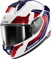 Shark Skwal i3 Rhad White Chrom Rouge WUR M - Taille M - Casque