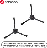 Roborock Brosse latérale originale du robot aspirateur - Pour Roborock S5/S8/S8+/S8 Pro Ultra/S7 Max Ultra/Q8 Max/Q8 Max+/Q5 Pro/Q5 Pro+/Q Revo