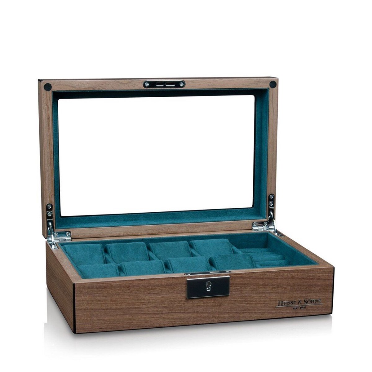 Heisse Söhne - 70019-181 - Horloge doosje - Borneaux 8+ Wallnuss