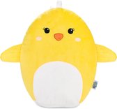 SQUISHBRUBIES Kiki the Chick - Superzachte Pluche Knuffel - Kawaii Knuffel - Squishy - Speelgoed - 35 cm - Geel
