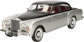 MCG modelauto/schaalmodel Rolls Royce Silver Cloud III - zilver/zwart - schaal 1:18/30 x 10 x 9 cm