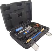 UV Lekkage detectie set met accessoires-Weber tools-Voor opsporen van zelfs de kleinste lekkages in koudemiddel-, koeling-, motorolie- (diesel en benzine), transmissieolie- en stuurbekrachtigingssystemen.