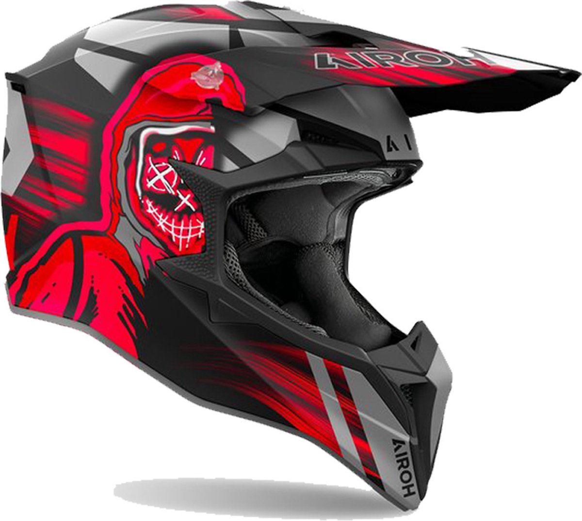 Airoh Wraap Cyber Red Matt L - Maat L - Helm