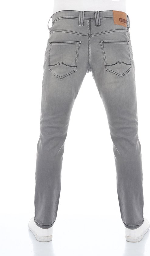 Mustang Jeans pour hommes Real X Oregon Tapered K tapered Grijs 38W / 36L