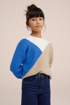 WE Fashion Meisjes trui met colourblock