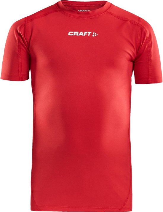Craft Pro Control Compression Tee Jr 1906859 - Bright Red - 158/164