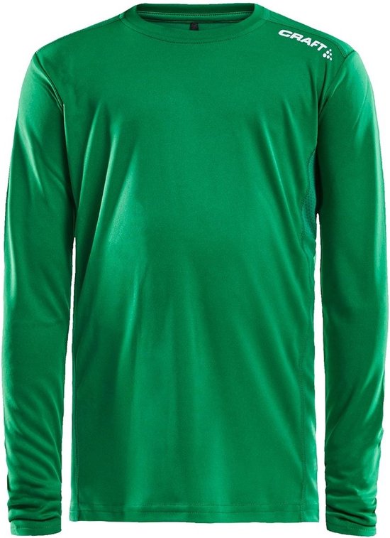 Craft Rush Running Longsleeve Kinderen - Groen | Maat: 158/164