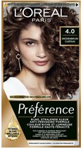 L'Oréal Paris Préférence Middenbruin 4 - Permanente Haarkleuring