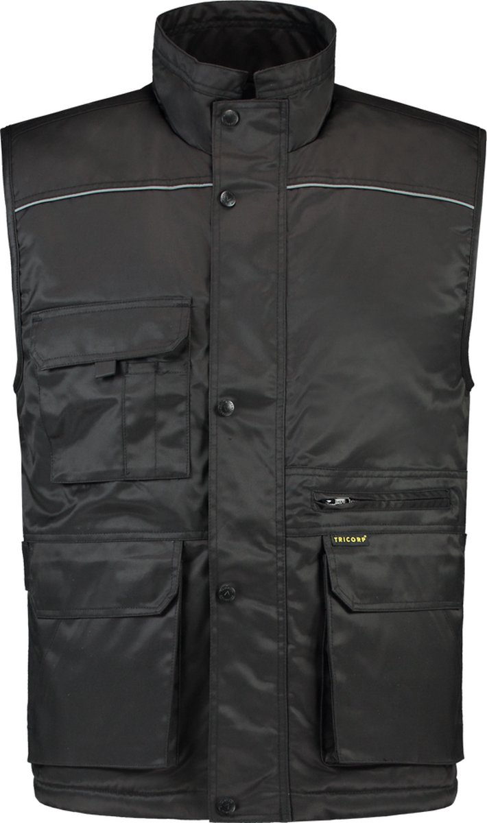 Tricorp Bodywarmer industrie - Workwear - 402001 - zwart - Maat 4XL