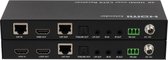 NÖRDIC SGM-227 HDMI 2.0 Extender - Via Cat6 ethernet - 4K60Hz - Zwart