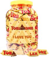 Toblerone mini chocolat "I Love You" - Cadeau Saint Valentin - 1000g