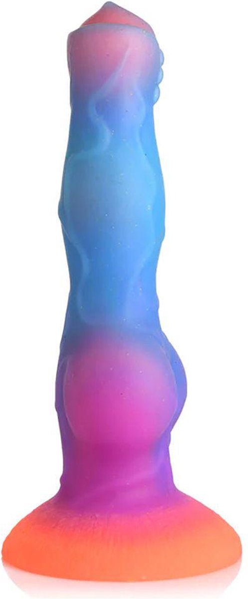 Goedkoopste XR Brands Glow-in-the-dark Siliconen Alien Dildo