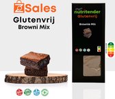 Nutritender Glutenvrije, Lactosevrije en Veganistische Brownie Mix - 400 Gram - Glutenvrije Producten - Perfecte Mix van Smaak en Gezondheid - Guilt-Free en Ideaal voor Glutengevoeligheid