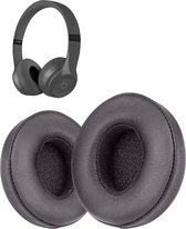 Oorkussens geschikt voor Beats By Dr. Dre Solo 2.0/3.0 wireless - Koptelefoon oorkussens voor Beats Solo antraciet