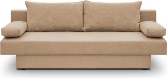 3 -Seater Convertible Bench Pyry - Beige Fabric /Sand L 187 X D 85 cm