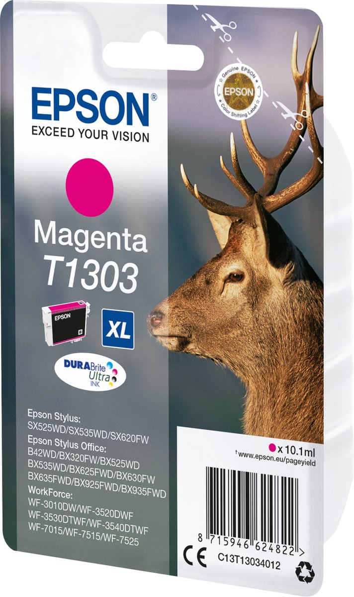 Epson T1303XL - Inktcartrdige / Magenta