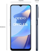 OPPO A16 16,6 cm (6.52") Double SIM Android 11 4G USB Type-C 3 Go 32 Go 5000 mAh Noir