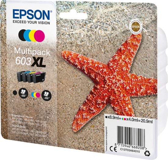 Epson 603XL - Inktcartridge / Multipack - Epson
