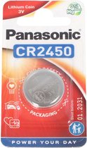 Panasonic CR 2450, Batterie à usage unique, Lithium, 3 V, 620 mAh, 24,5 mm, 24,5 mm