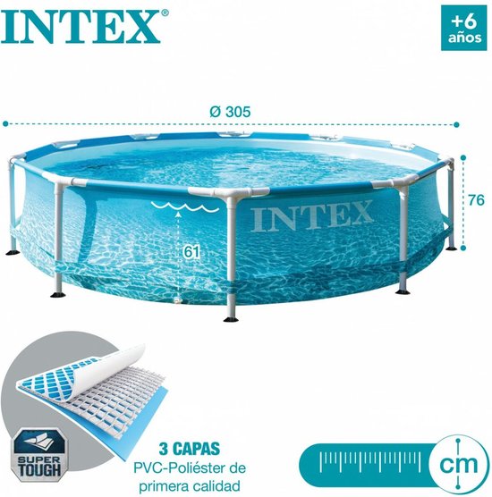 Intex Beachside Metal Frame™ Pool
