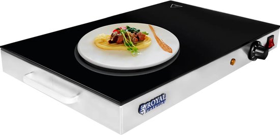 Warmhoudplaat - 260 Watt - Glazen oppervlak - Royal Catering — afbeelding 5