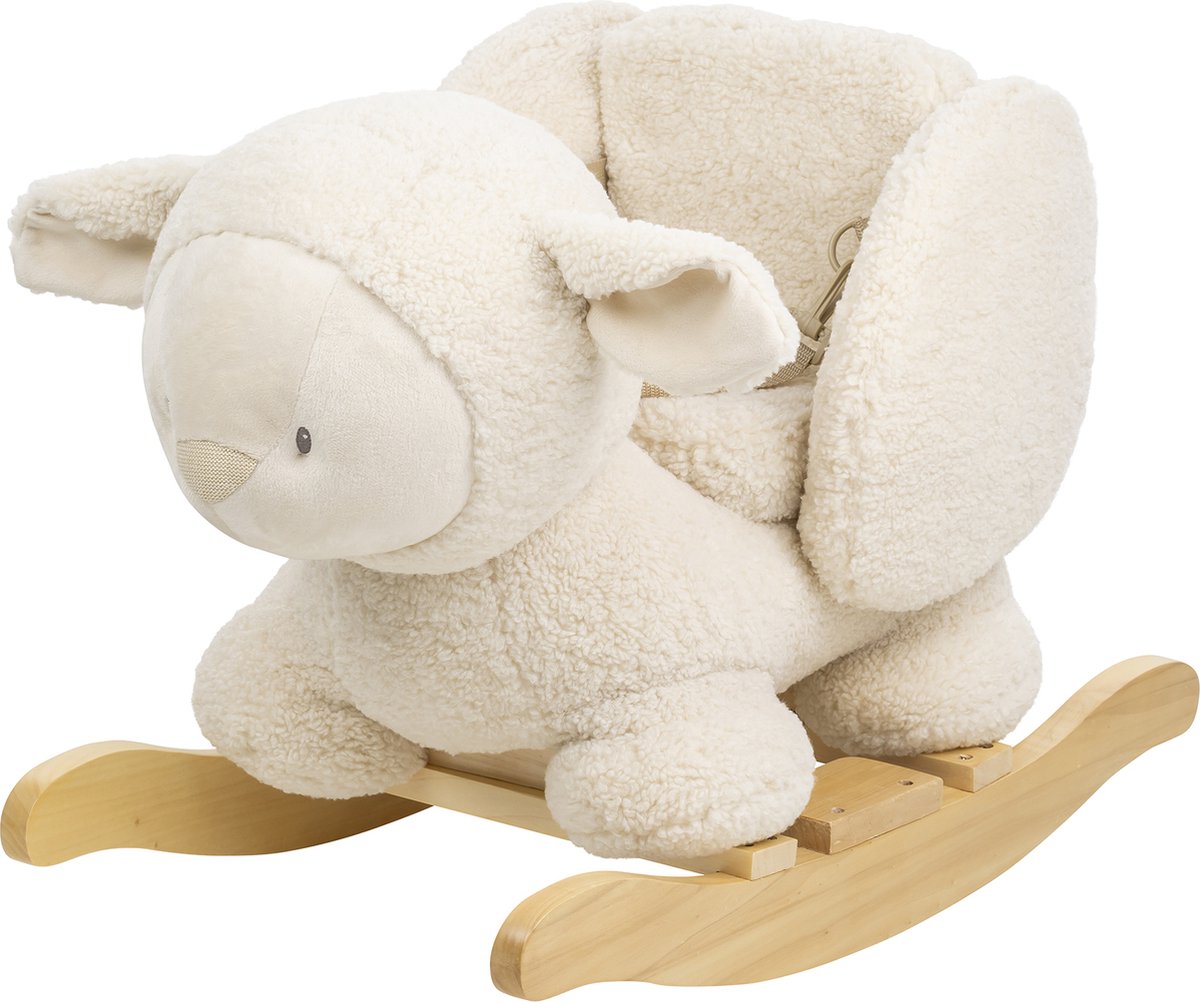 Nattou schaap Teddy - schommelpaard - Hobbelpaard - 59 x 45 cm - Ecru