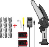 Flitserz - mini tronçonneuse avec batterie - Scie d'élagage - Scie à  branches - Mini