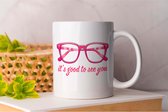 Mok Its good To see you - Optician - Gift - Cadeau - EyeCare - Eyewear - EyeHealth - Opticien - Oogzorg - Brillen - Ooggezondheid