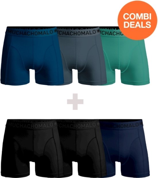 Muchachomalo Heren Boxershorts - 3 Pack - Maat XL - Mannen Onderbroeken