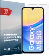 Protecteur d'écran en Tempered Glass Rosso 9H adapté au Samsung Galaxy A15 | Lame de verre | Couche protectrice | Verre de protection | Dureté 9H