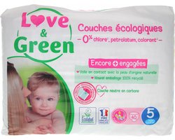 Love & Green EcoGelabelde En Hypoallergene Lagen T5 40 Stuk