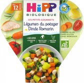 HiPP Les Petits Gourmets Tuingroenten Kalkoen Rozemarijn van 12 Maanden Biologisch 230 g