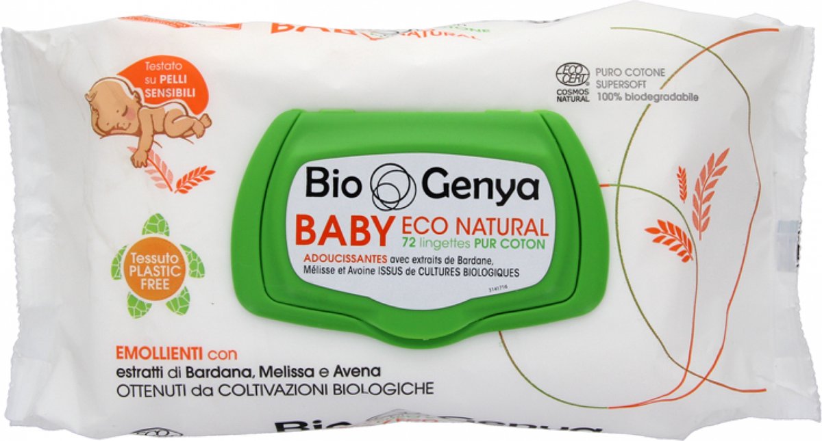 Goedkoopste BioGenya Puur Katoenen Babydoekjes 72 Doekjes