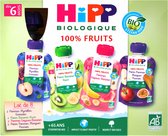 HiPP 100% Fruits de 6 Mois Bio 8 Gourdes