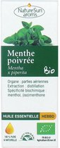 NatureSun Aroms Etherische Olie van Pepermunt (Mentha x Piperita) Bio 10 ml