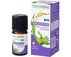 Naturactive Bergamot Essentiële Olie (Citrus Aurantium ssp Bergamia) Organisch 5 ml
