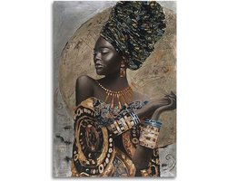Ankara Aura Canvas schilderij met frame. Afmeting 70x100